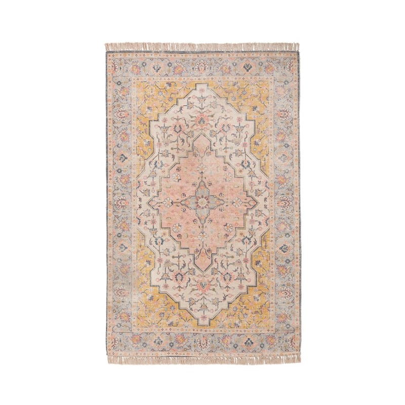 Mercado Aura Blush Mustard Rug