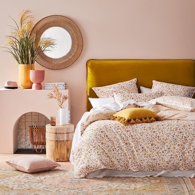 Mercado Aura Blush Mustard Rug