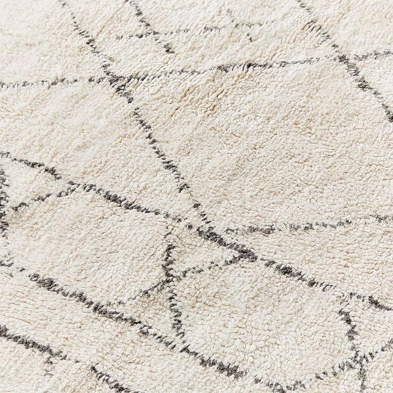 Iowa Black & Natural Rug