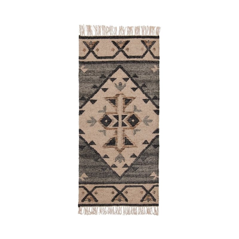 Emerson Aztec Natural & Grey Rug