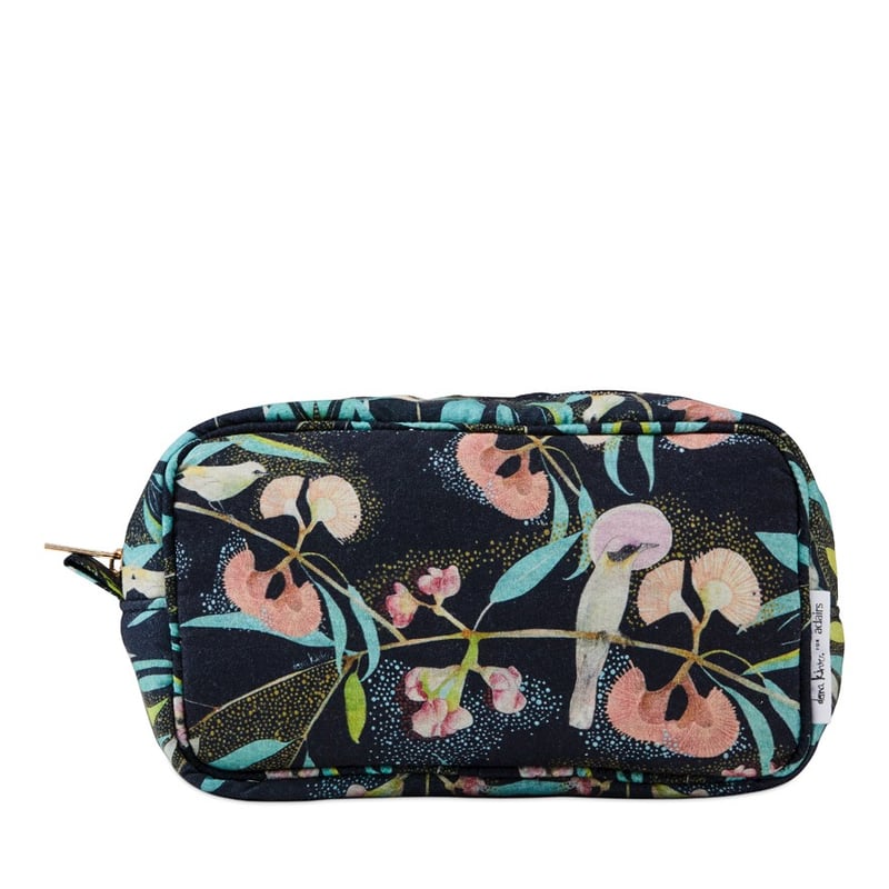 Dana Kinter Love Blooms Midnight Cosmetic Bag
