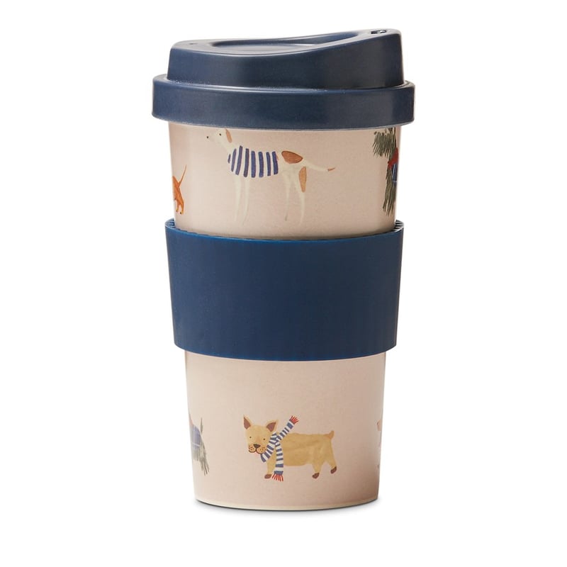 French Dogs Grey Marle Bamboo Cup