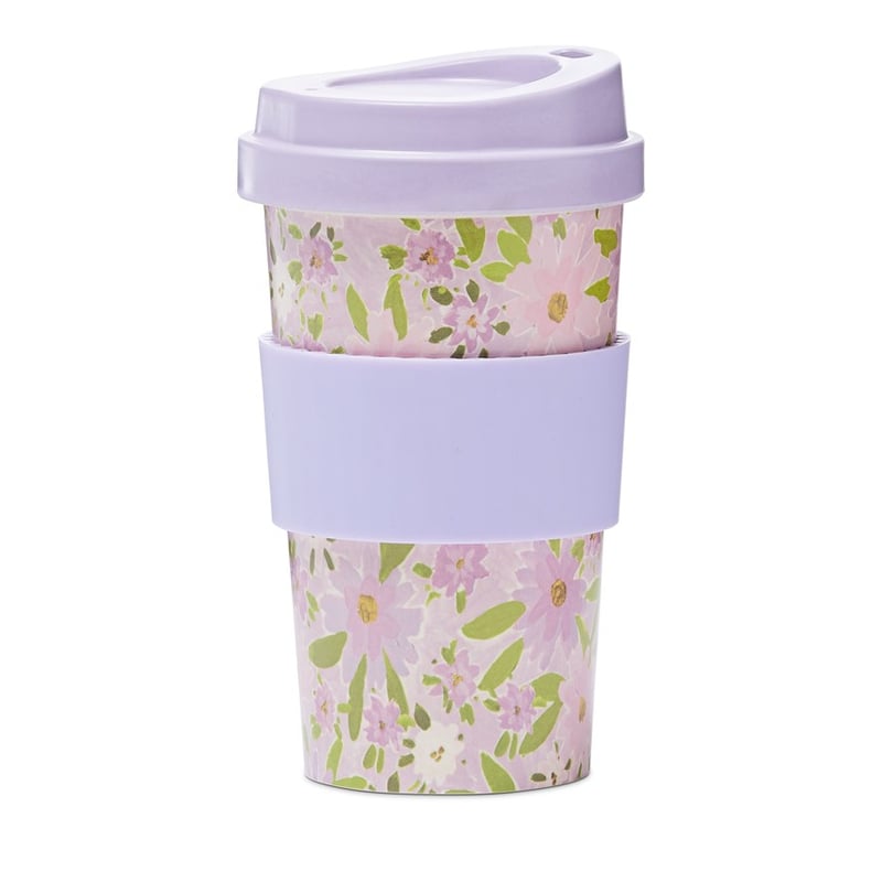Lilac Garden Bamboo Cup