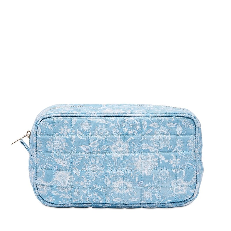 Isha Cornflower Blue Cosmetic Bag