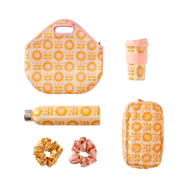 Joni Floral Golden Drink Bottle