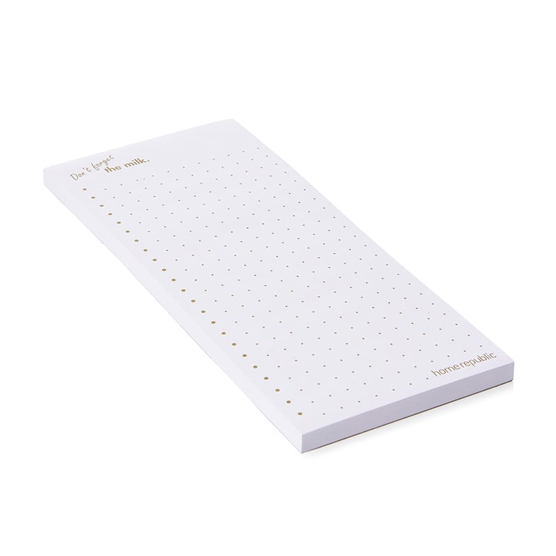 To Do Shopping List Blush & Gold