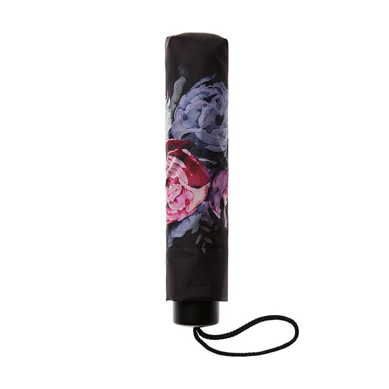 Peony Umbrella in Black