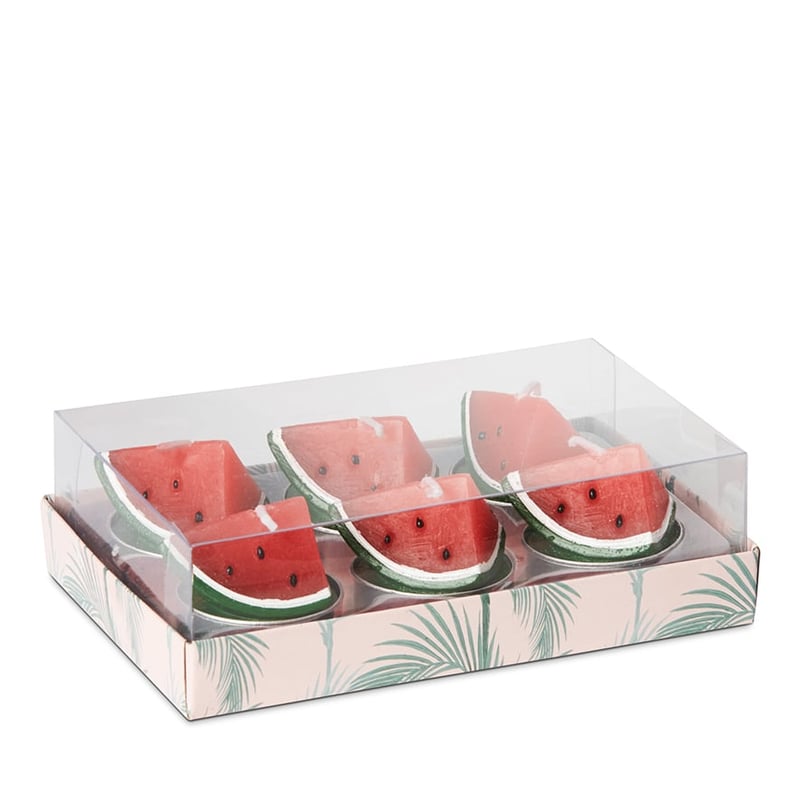 Tropical Candle Collection Watermelon Set of 6 