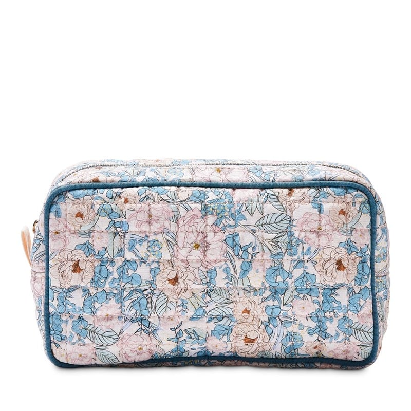 Spring Bloom Collection Dusk Quilted Cosmetic Bag