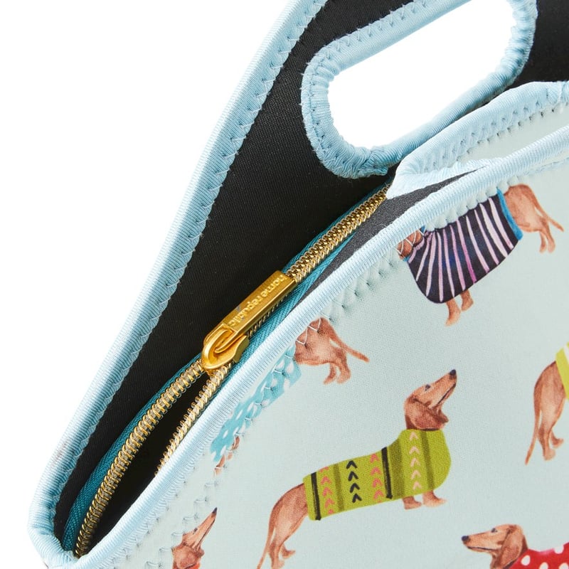 Dachshund Sky Blue Lunch Bag