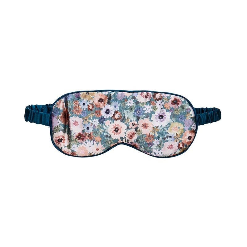 Carrie Sage Floral Silk Eye Mask