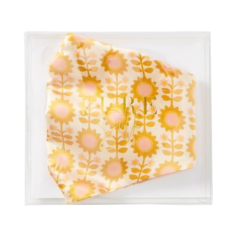 Pure Silk Joni Floral Face Mask