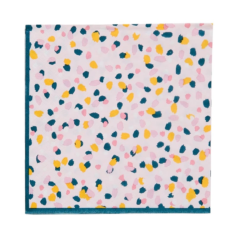 Painted Spot Collection Pink Paper Napkins Pack of 40