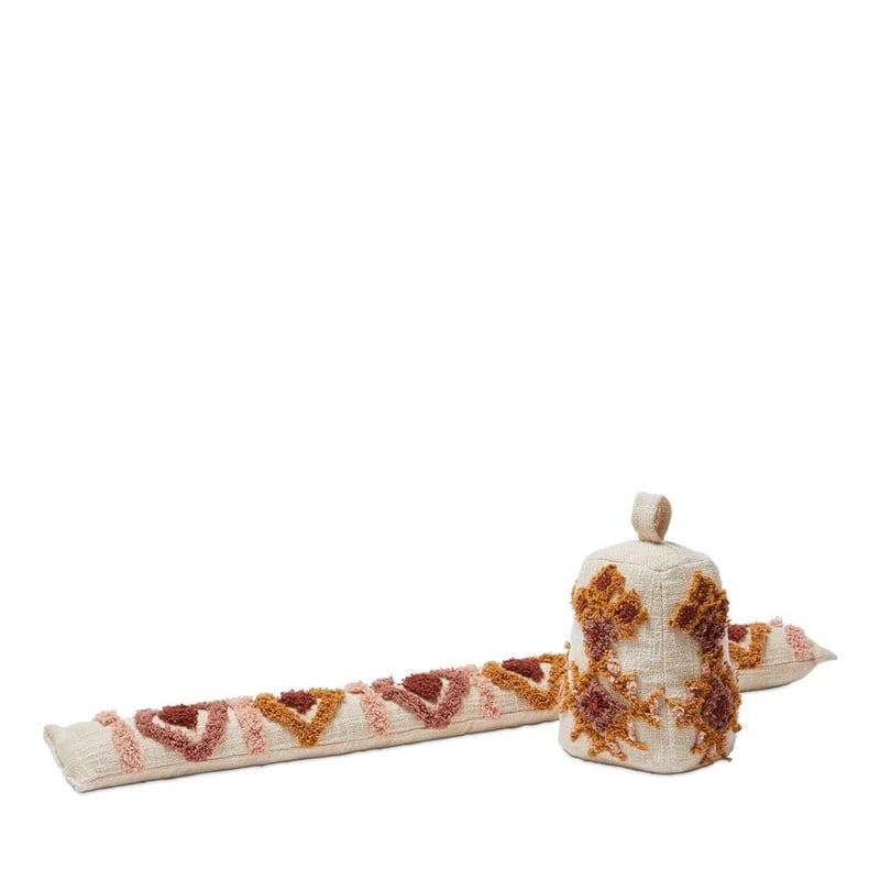 Gibson Tufted Amber Rose Door Stop