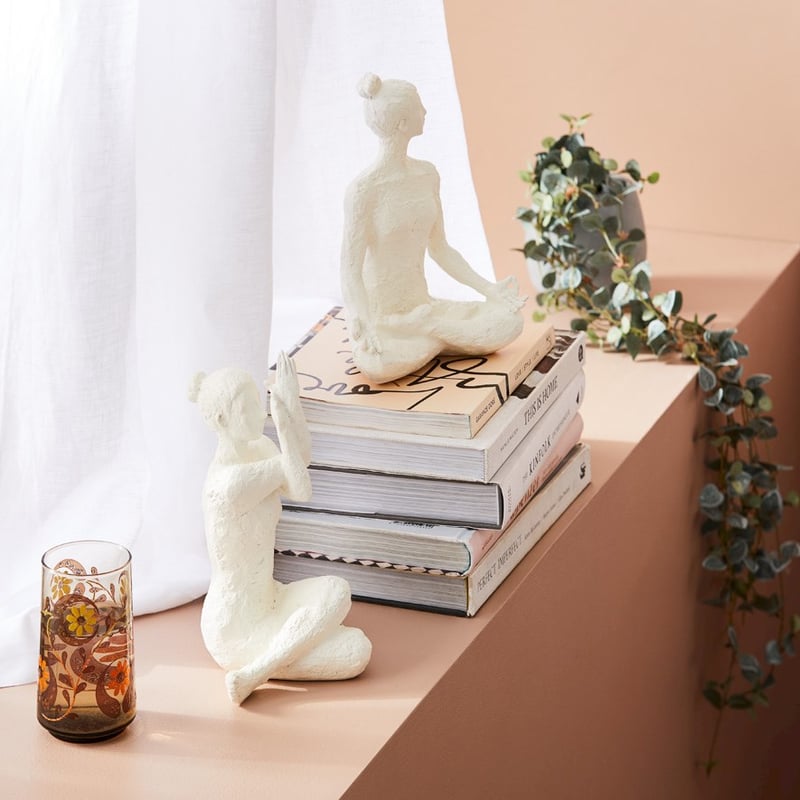 Namaste White Eagle Statue 