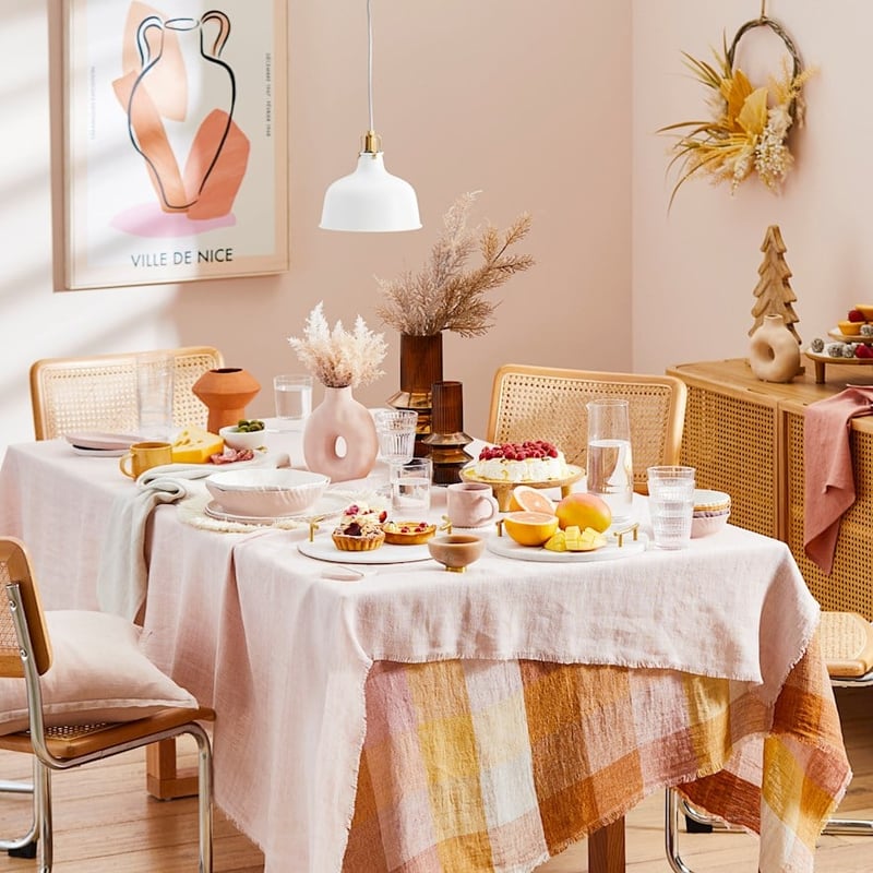 Summertime Pink and Gold Marble Salt Dish