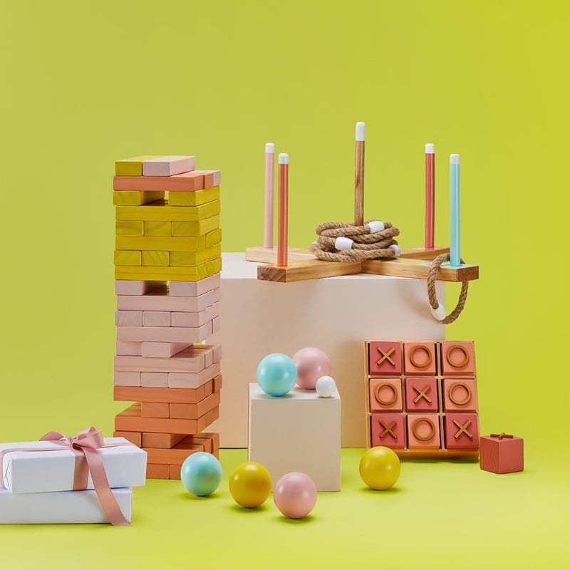 Summer Tumbling Tower Game