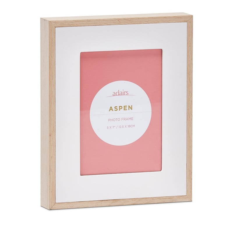 Aspen Natural 5" x 7" Photo Frame 
