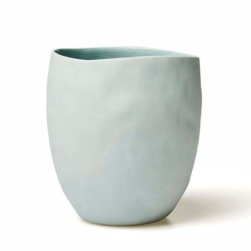 Basque Organic Vases Light Blue