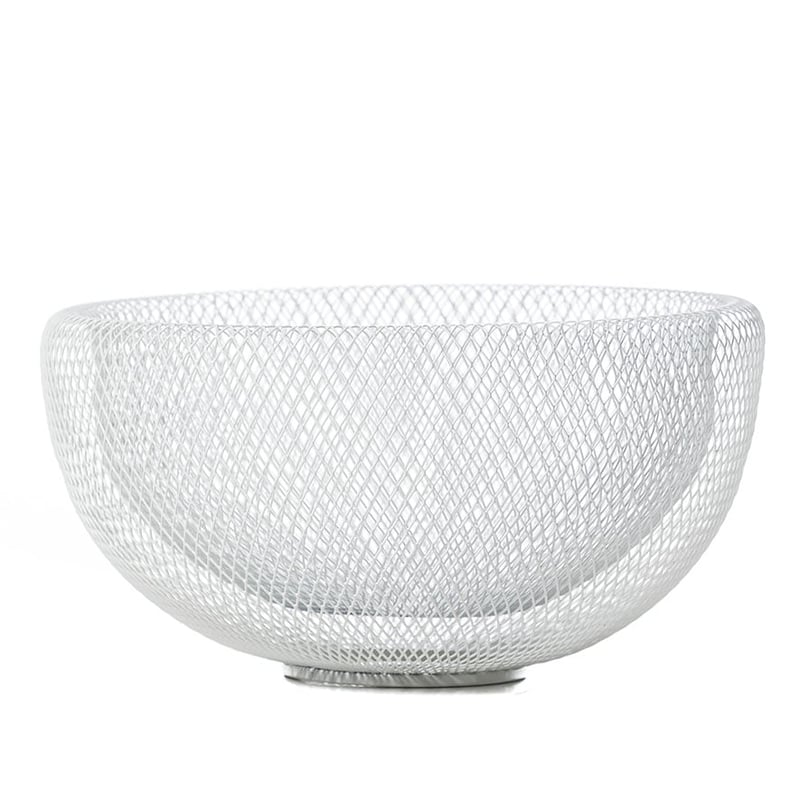 White Wire Mesh Bowie Bowl