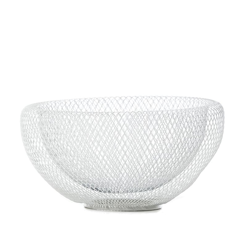 White Wire Mesh Bowie Bowl