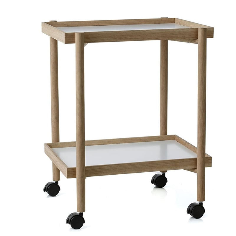 Bond Drinks Trolley Natural & White