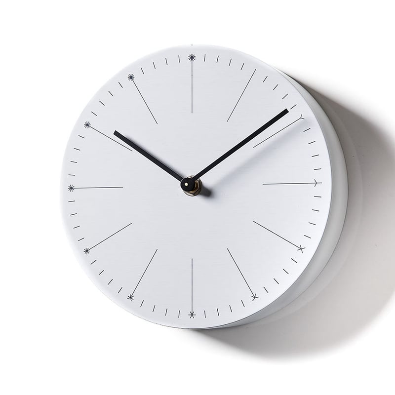 Parker Clock 19cm White 