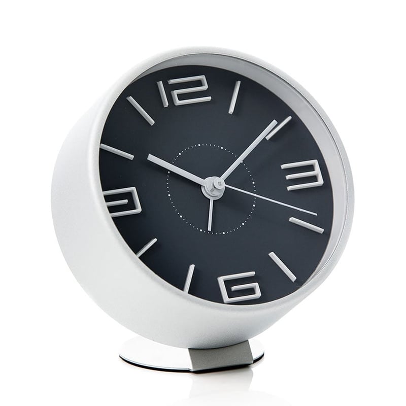 Parker Clock 9cm White 