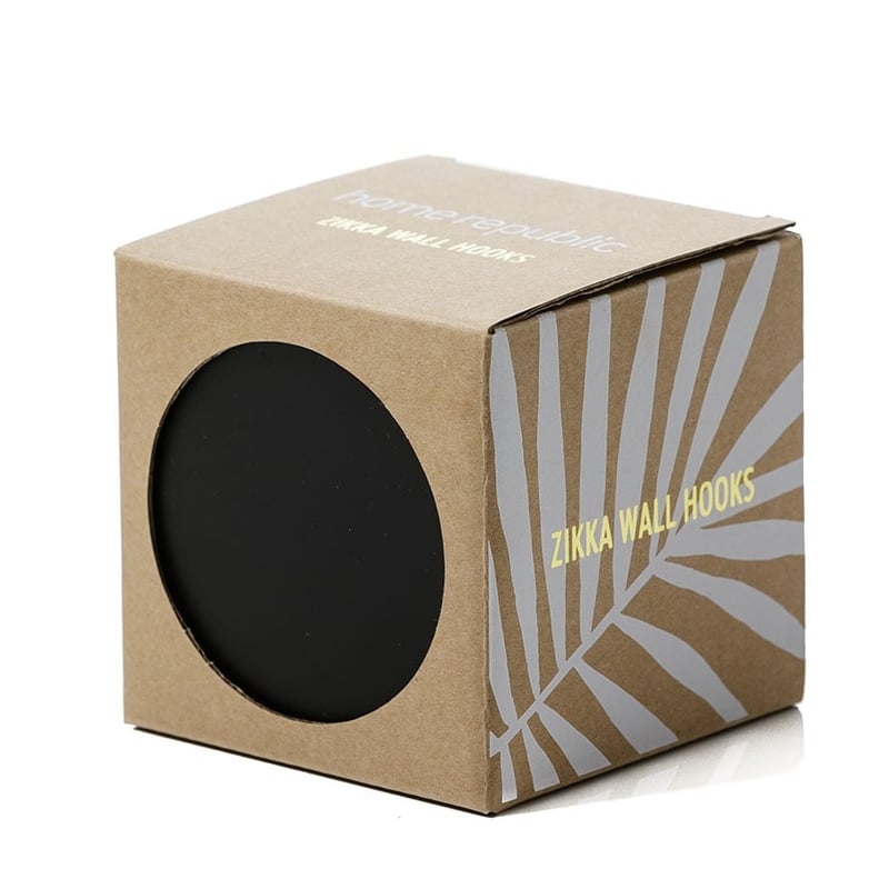 Zikka Wall Hooks Black 
