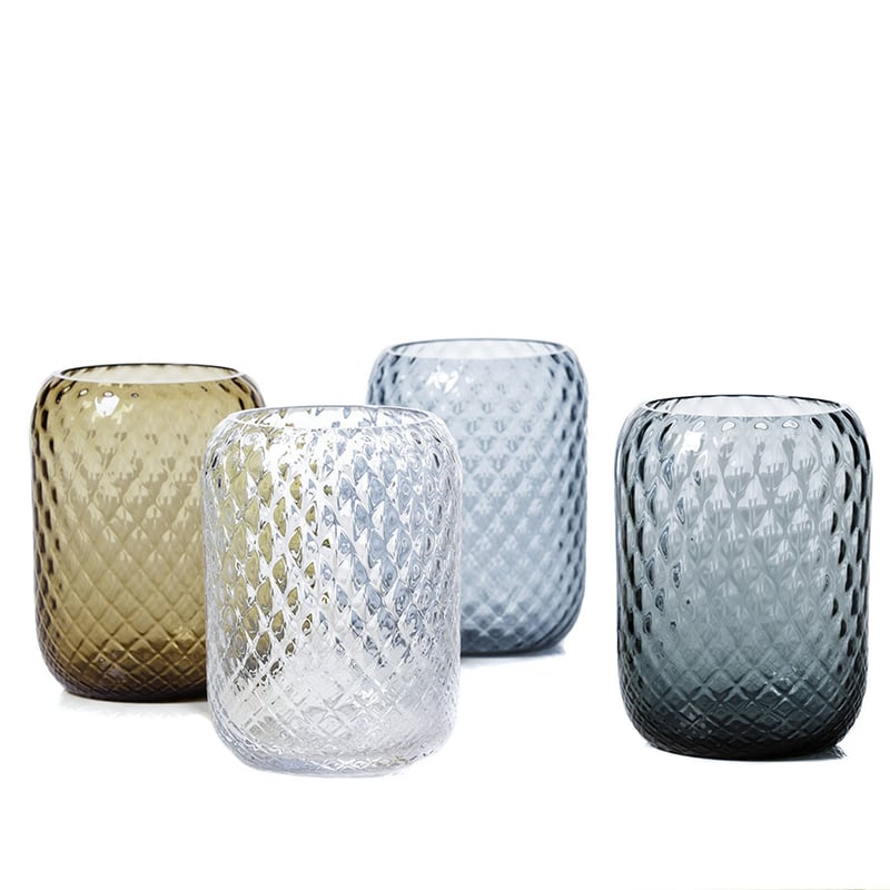 Celine Textured Vase Blue