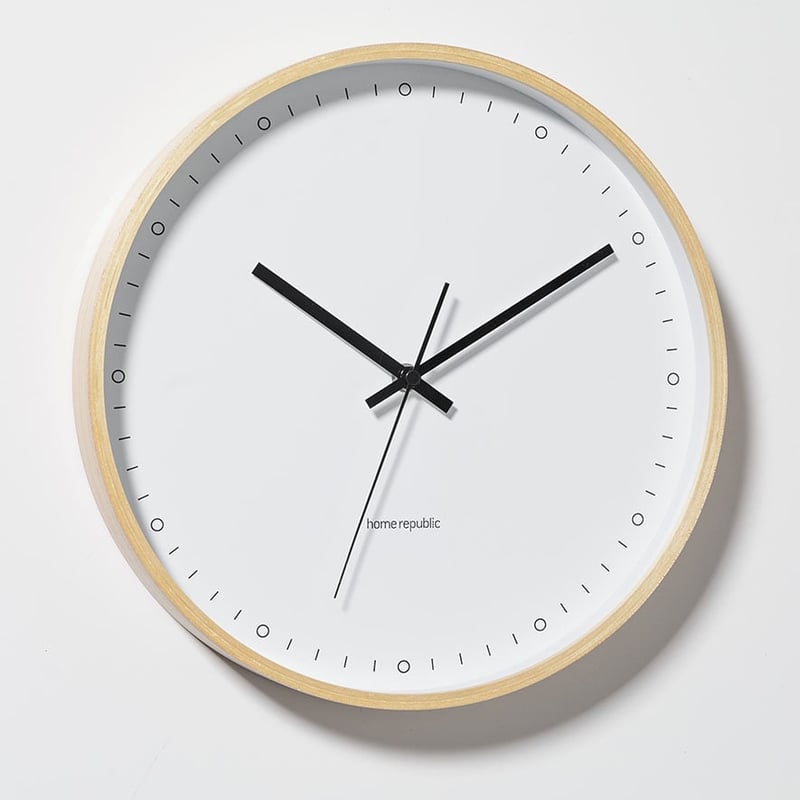 Ascot Clock Birch 
