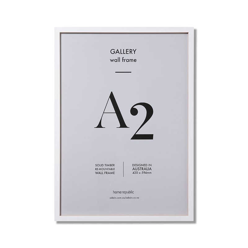 Gallery Frame A2 White Wall Frame