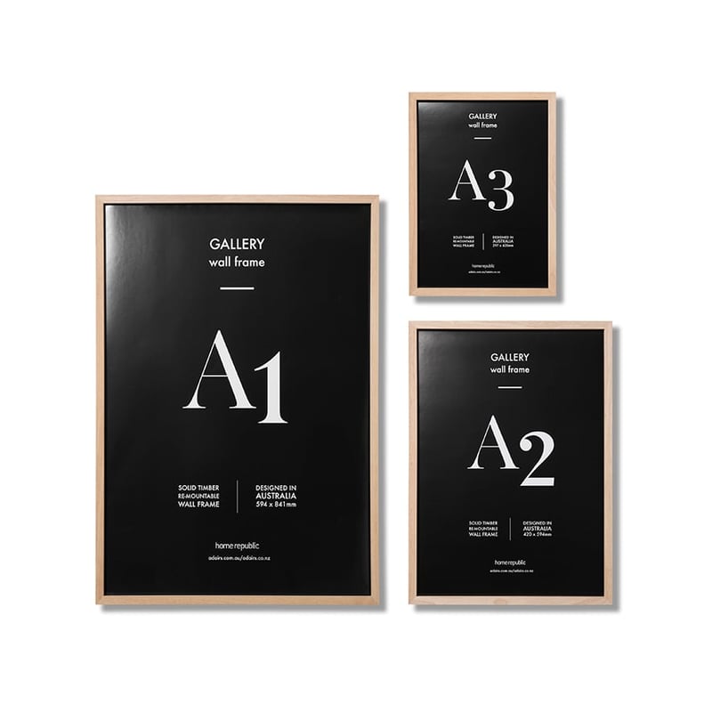 Gallery Frame A2 Natural Wall Frame