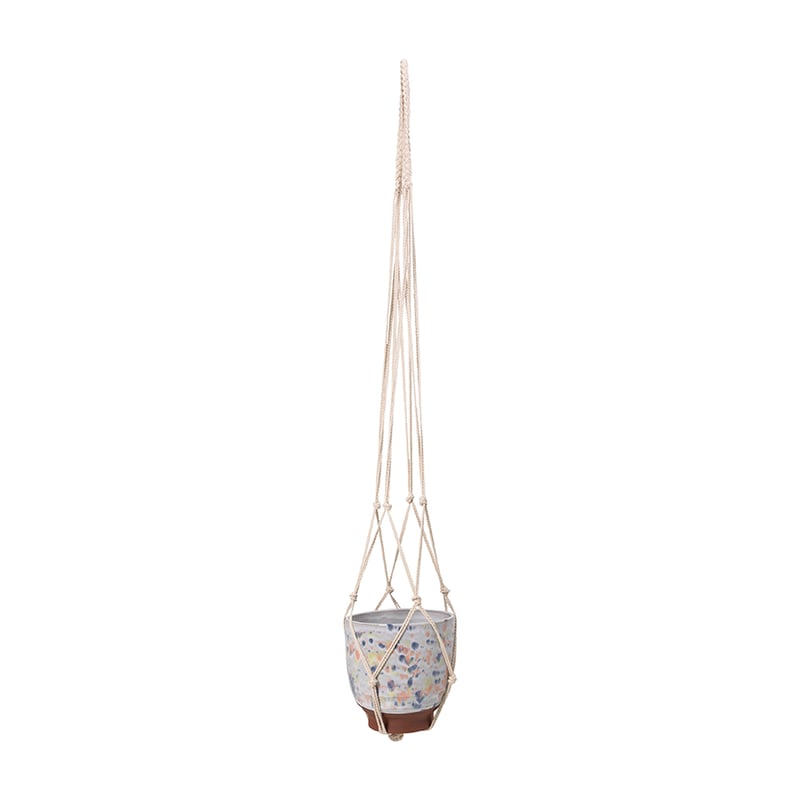 Long Macrame Wall Basket
