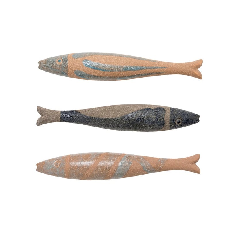 Coastal Fish Brown/Light Blue 