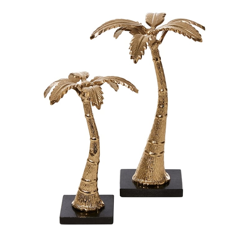 Golden Palm Tree Decoration Gold 