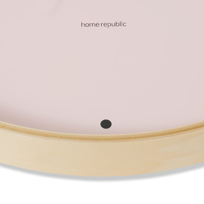 Noosa Clock Blush Polka Dot