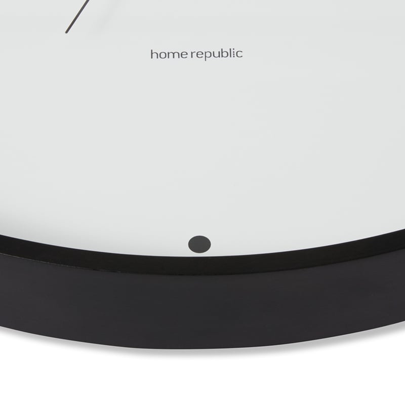 Noosa Clock White Polka Dot