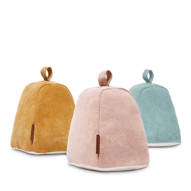 Suede Pink Door Stop