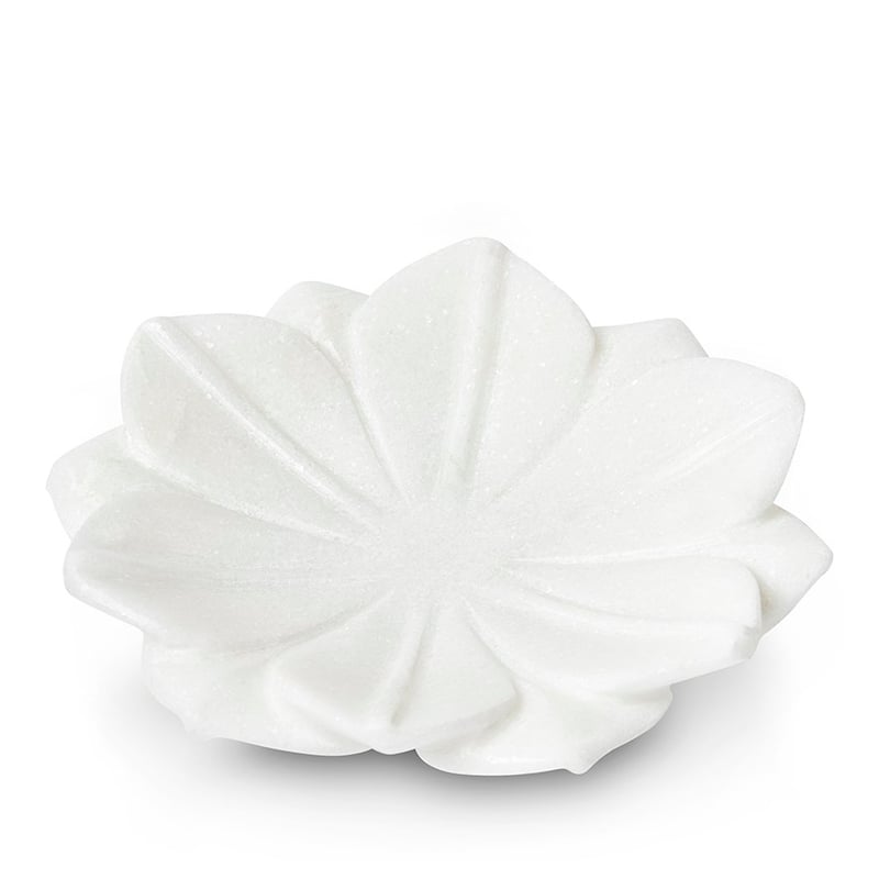 Flower White Marble Dish