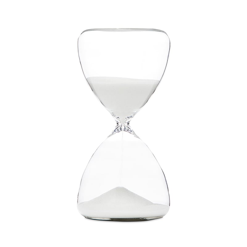 Summer White Sand Glass 