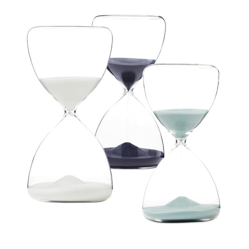 Summer White Large Sand Glass  