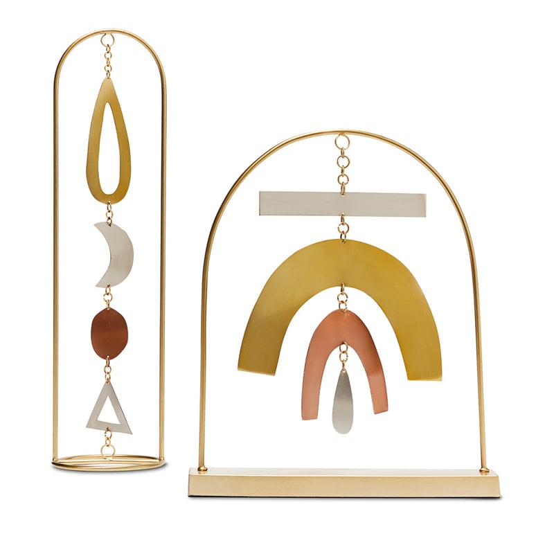 Geo Metallic Small Decorative Stand