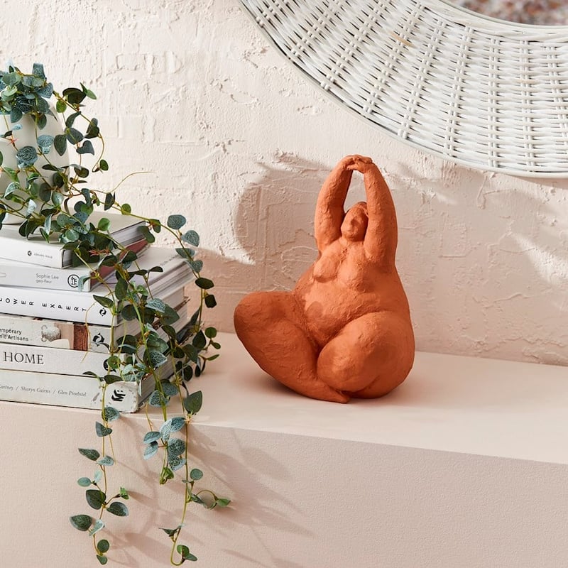 Romulus Terracotta Stretching Statue