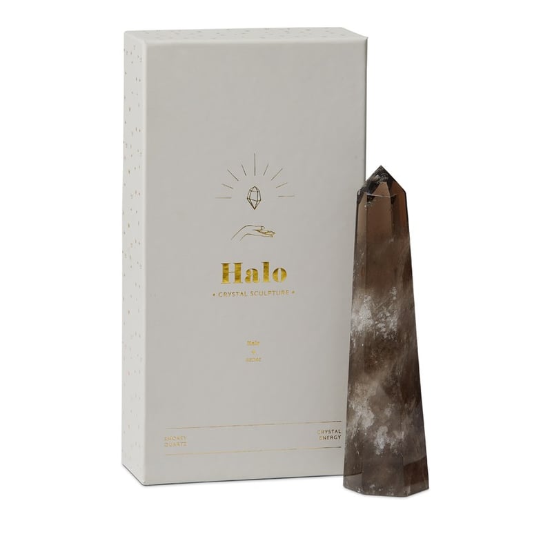 Halo Quartz Smoky Crystal Point