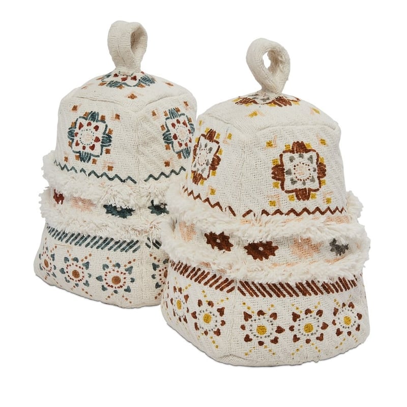 Moroccan Tufted Natural Door Stop 