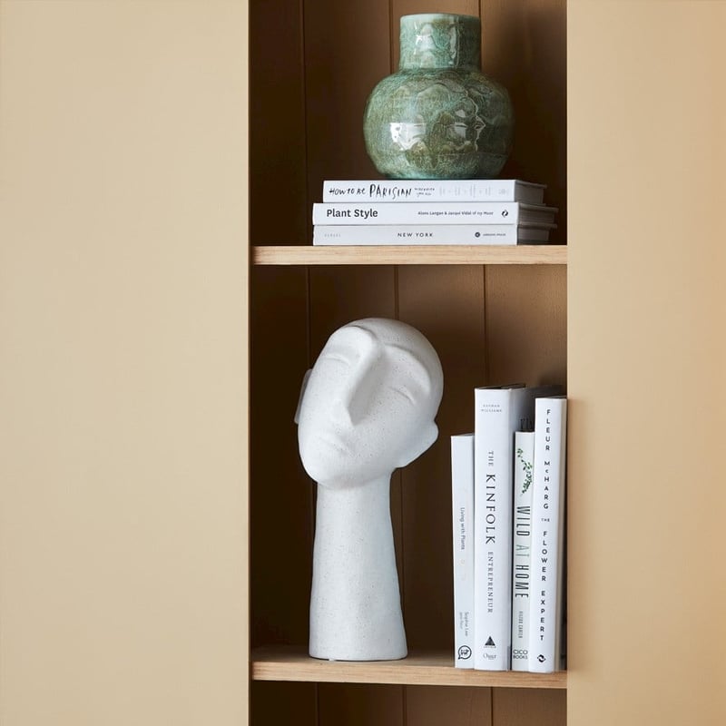 Pisces Large White Sculpture