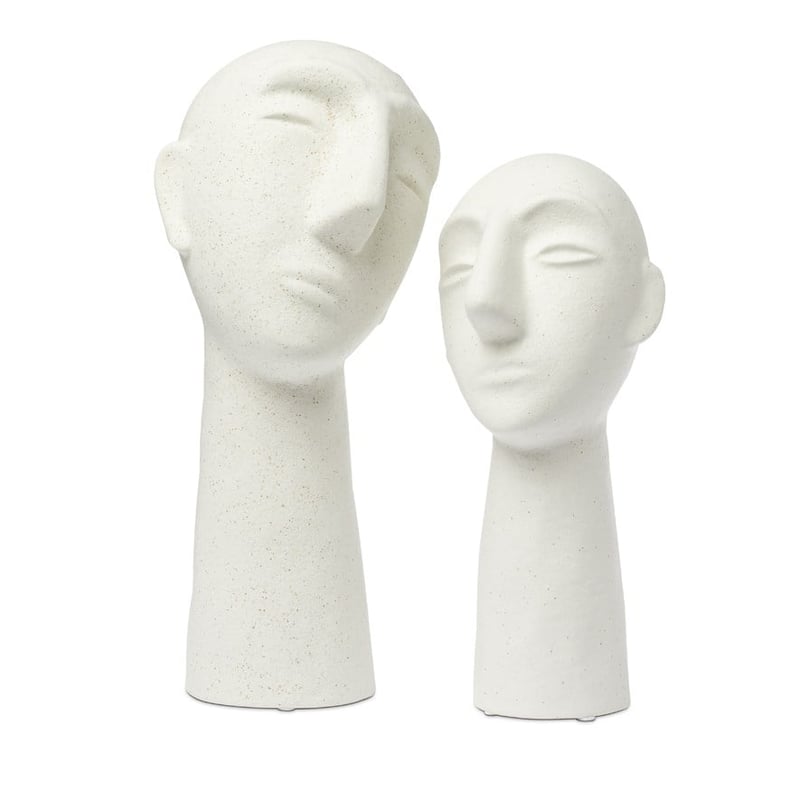 Pisces Large White Sculpture