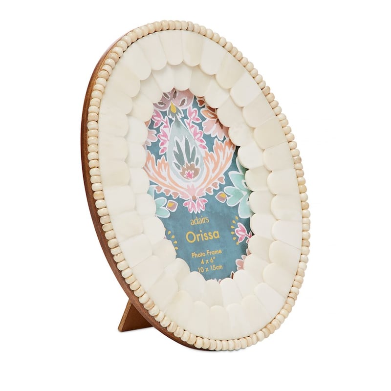 Orissa Oval Cream Photo Frame 