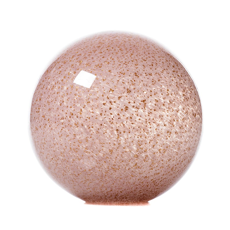 Gold Fleck Decorative Ball Pink 